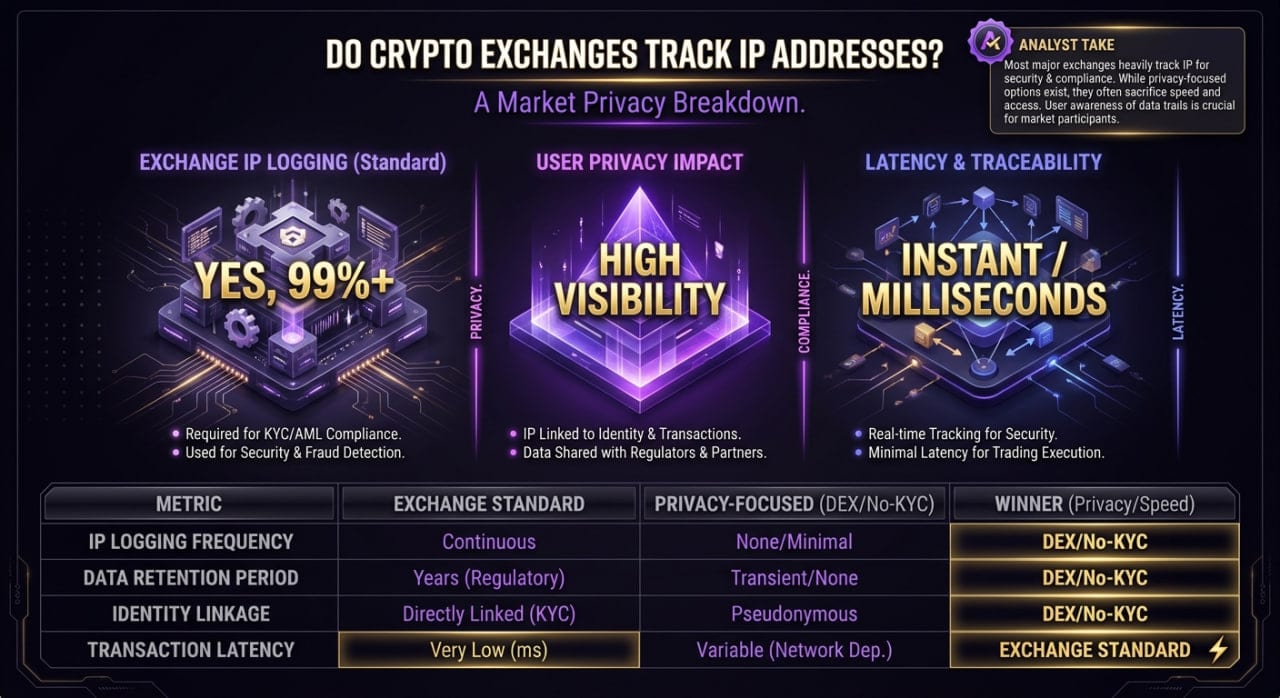 Do Crypto Exchanges Track IP Addresses?