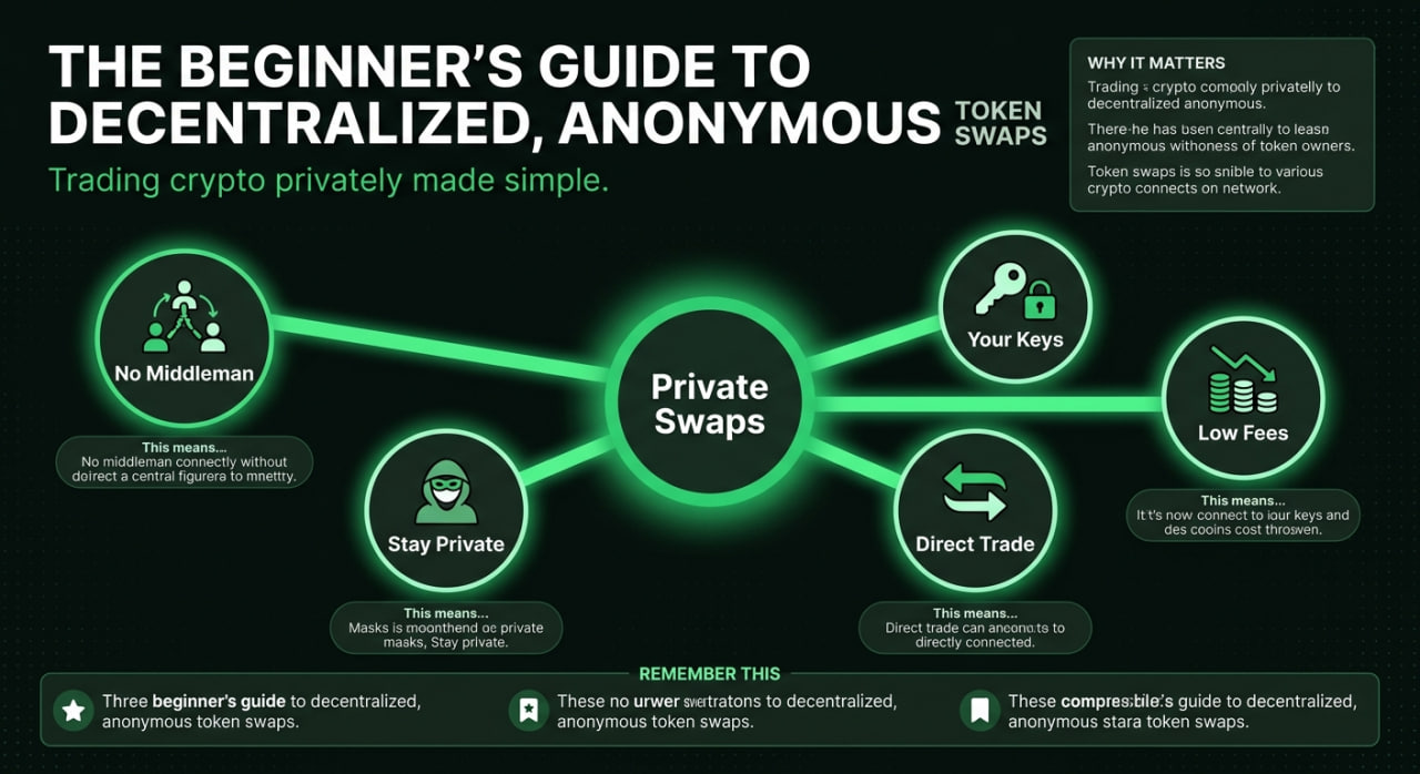 The Beginner's Guide to Decentralized, Anonymous Token Swaps