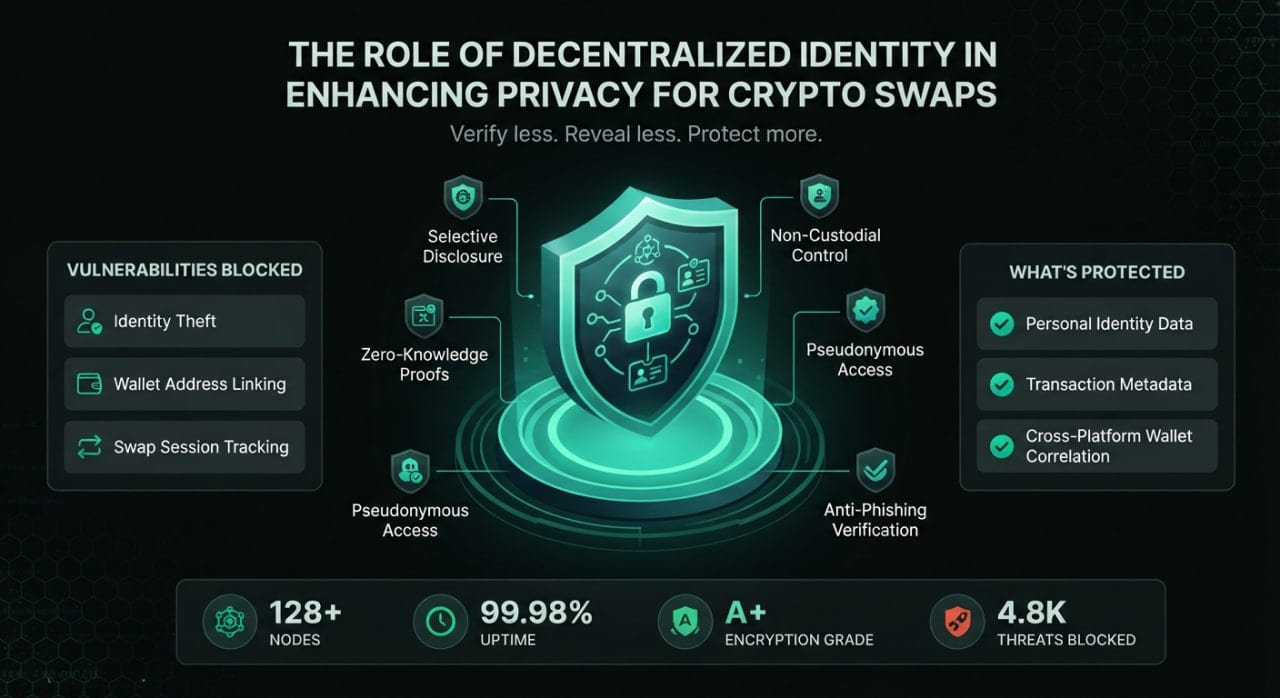 The Role of Decentralized Identity in Enhancing Privacy for Crypto Swaps