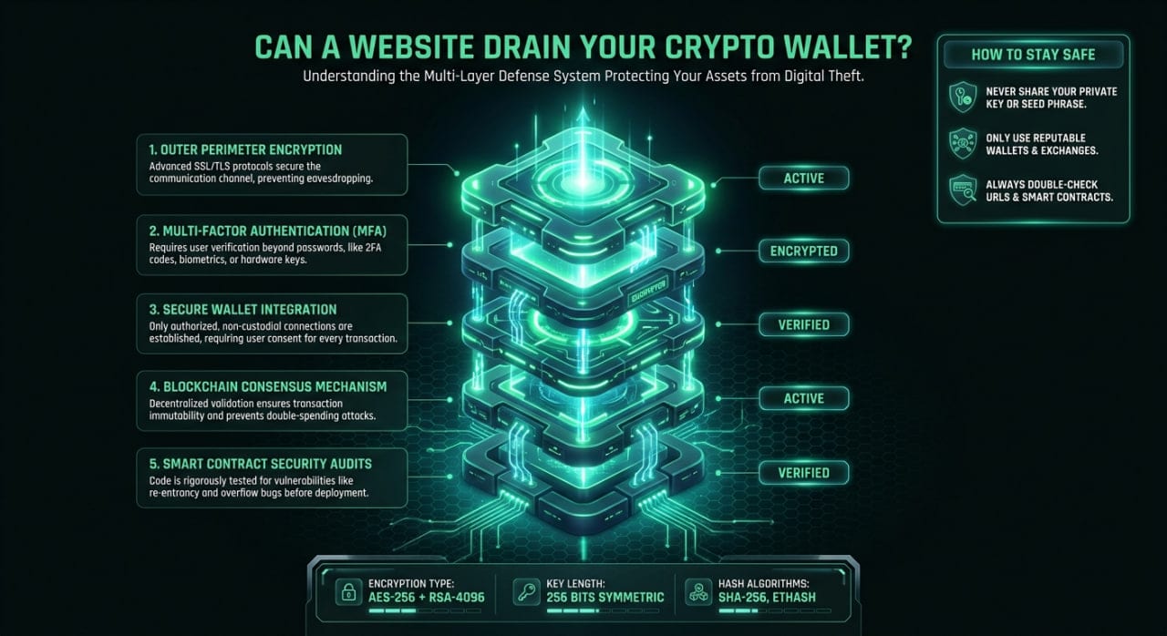 Can a Website Drain Your Crypto Wallet?