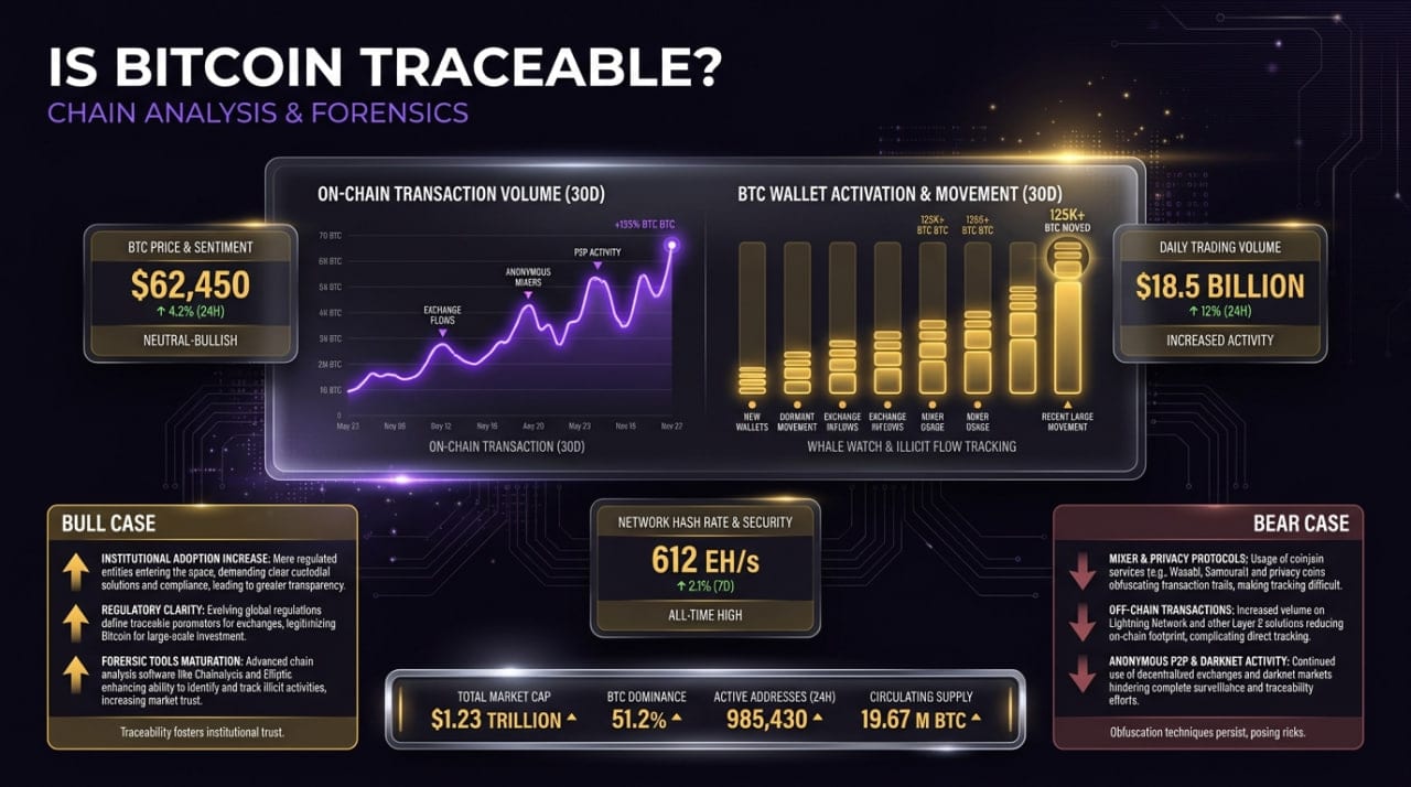 Is Bitcoin Traceable? How Chain Analysis Works