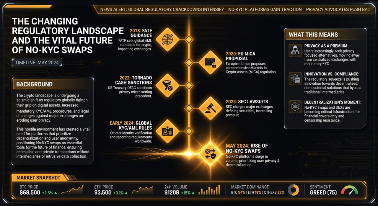 The Changing Regulatory Landscape and the Vital Future of No-KYC Swaps