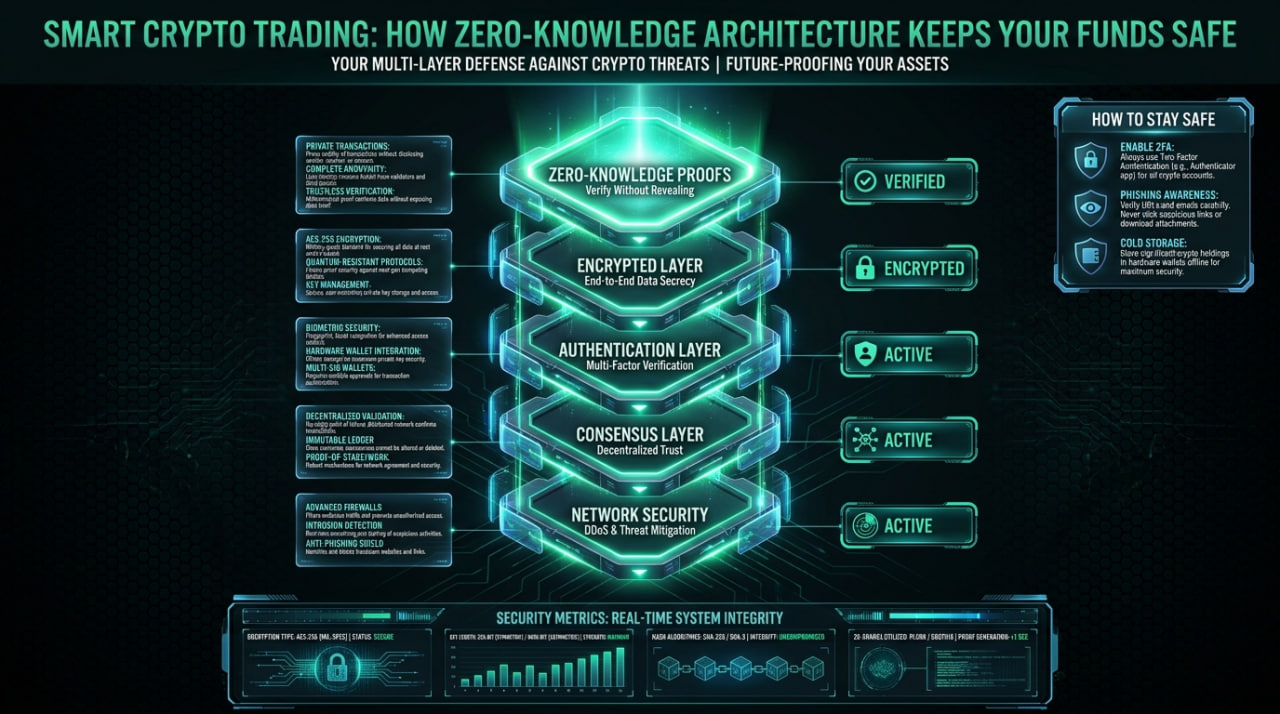 Smart Crypto Trading: How Zero-Knowledge Architecture Keeps Your Funds Safe