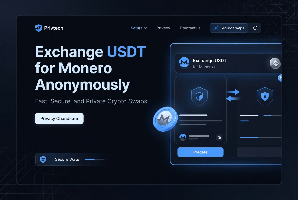 Exchange USDT for Monero Anonymously